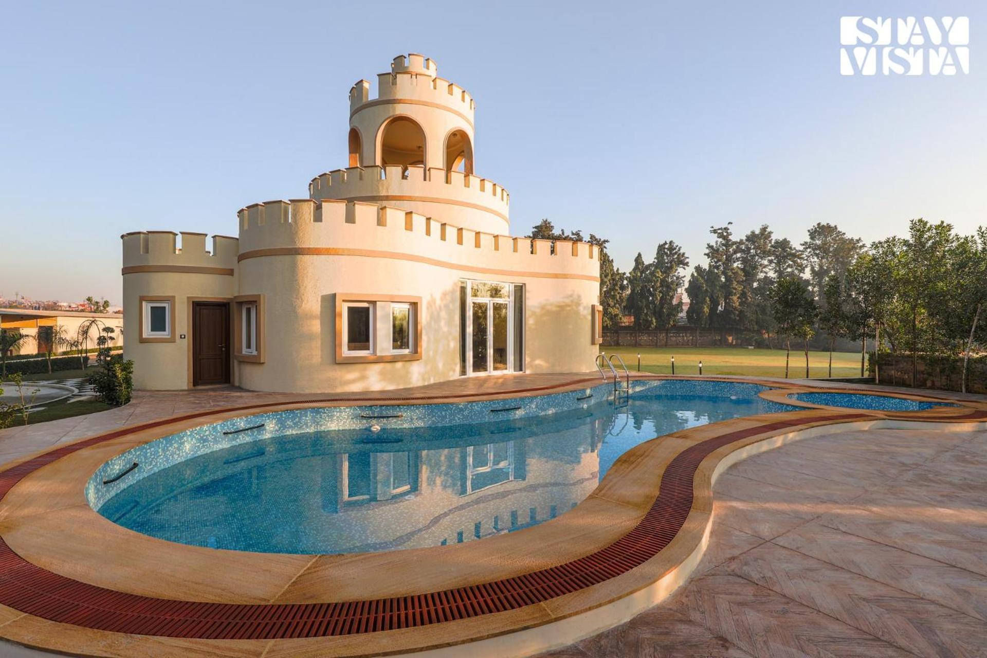 Stayvista'S Mystic Castle With Terrace, Swimming Pool, Lawn With Gazebo Τζαϊπούρ Εξωτερικό φωτογραφία